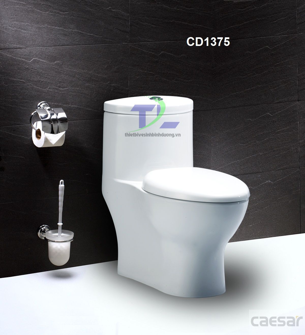 Bồn cầu sứ CAESAR CD1375